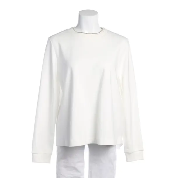 Sweatshirt in White, Cotton, Riani