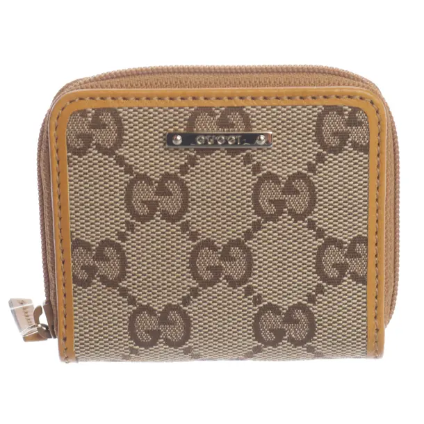 Geldbörse in Braun, Baumwolle, Gucci