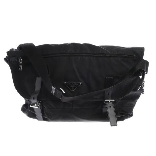 Borsa a cinture a tracolla, in Nero, Poliestere, Prada