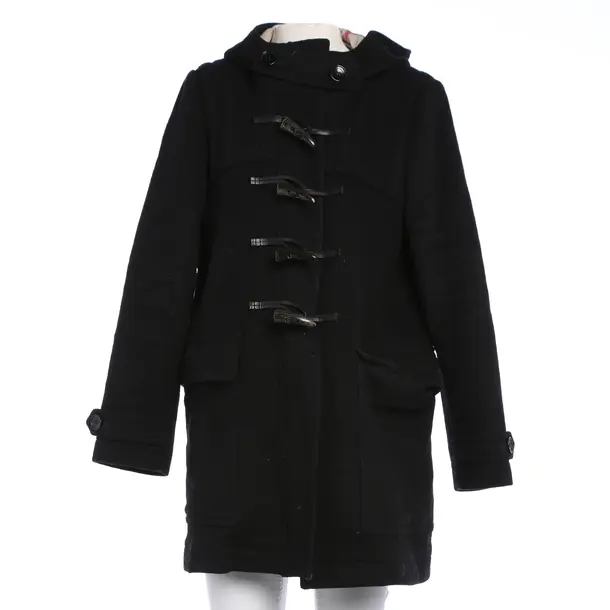 Übergangsmantel, in Schwarz, Wolle, Burberry