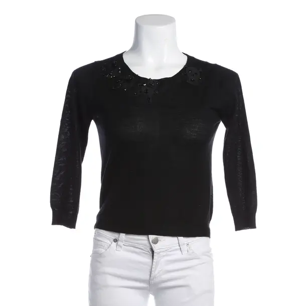 Jumper in Black, Wool, Prada