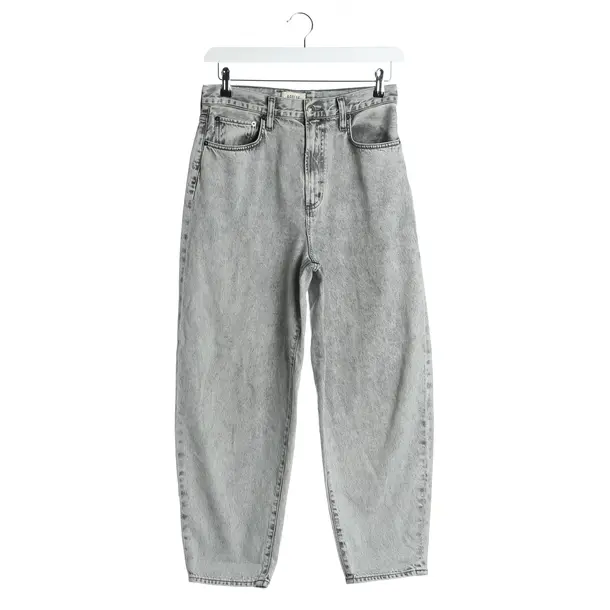 Boyfriend Jeans in Gray, Cotton, Agolde