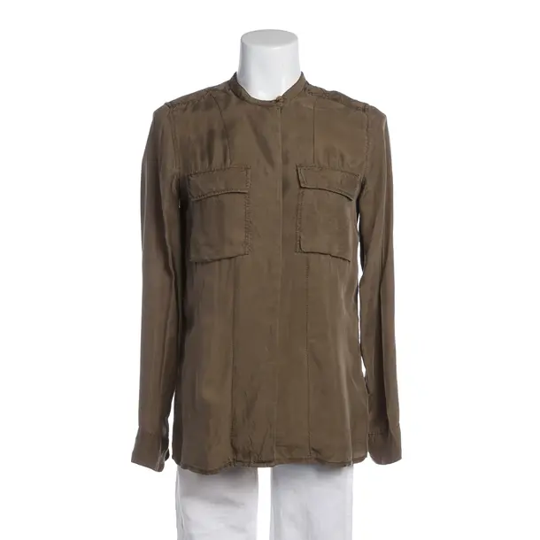 Bluse in Braun, Cupro, Closed