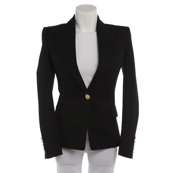 Blazer in Schwarz, Wolle, Balmain