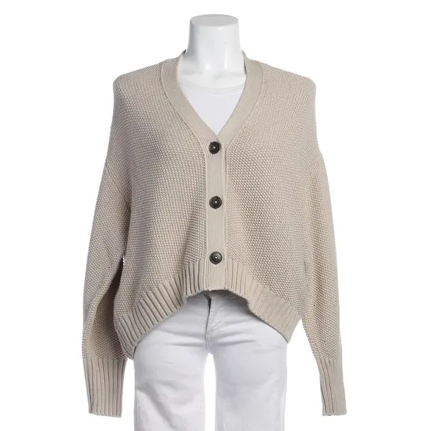 Cardigan in White, Cotton, Closed