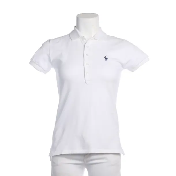 Poloshirt in Weiß, Baumwolle, Polo Ralph Lauren