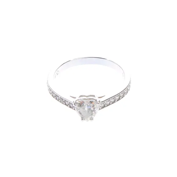 Ring in Metallic, Metal (metallic, metallized), Swarovski