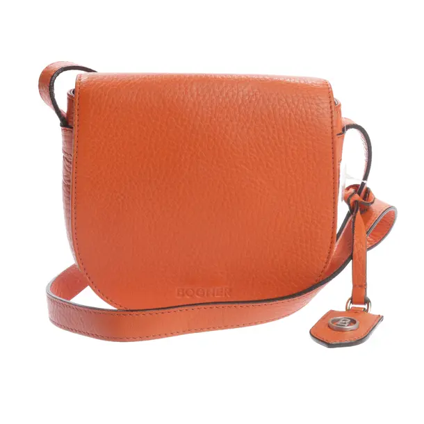 Shoulder Bag in Orange, Leather, Bogner