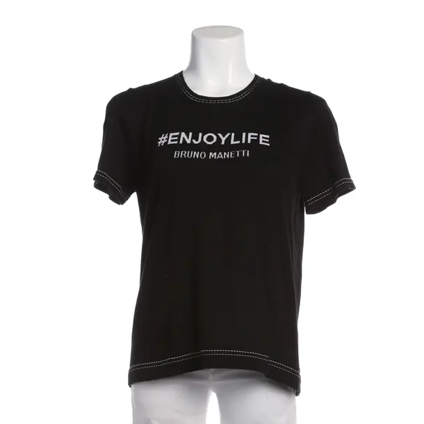 Shirt in Black, Cotton, Bruno Manetti