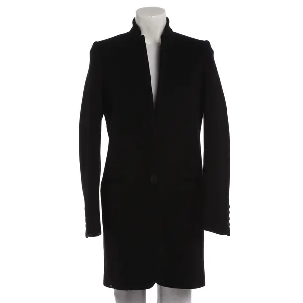Mid-Season Coat in Black, Wool, Stella McCartney
