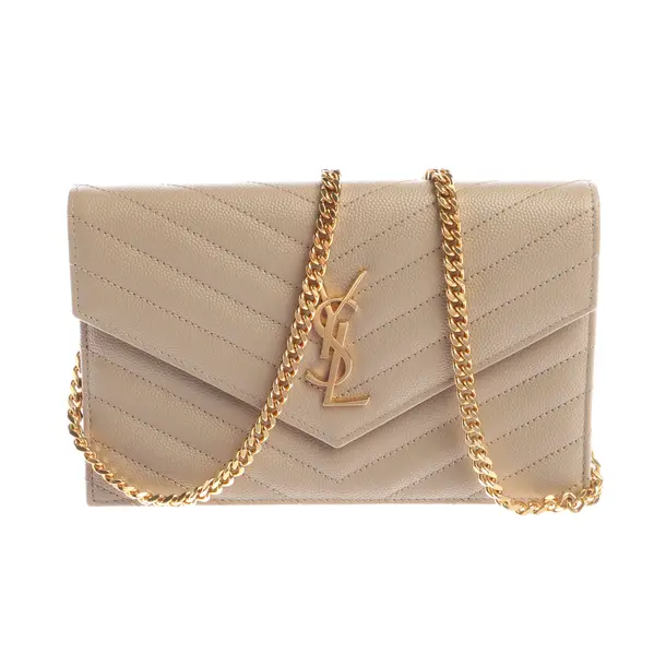 Umhängetasche in Weiß, Leder, Saint Laurent