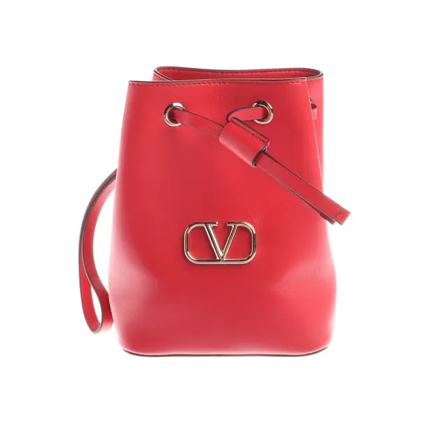 Abendtasche in Rot, Leder, Valentino