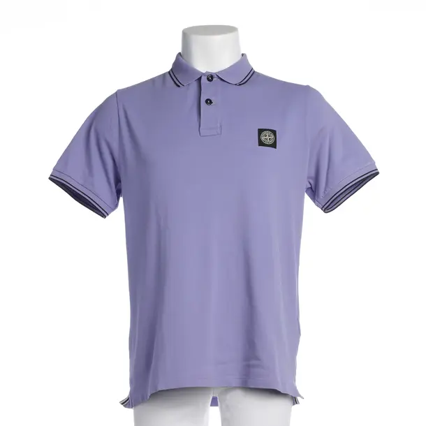 Poloshirt, in Lila, Baumwolle, Stone Island