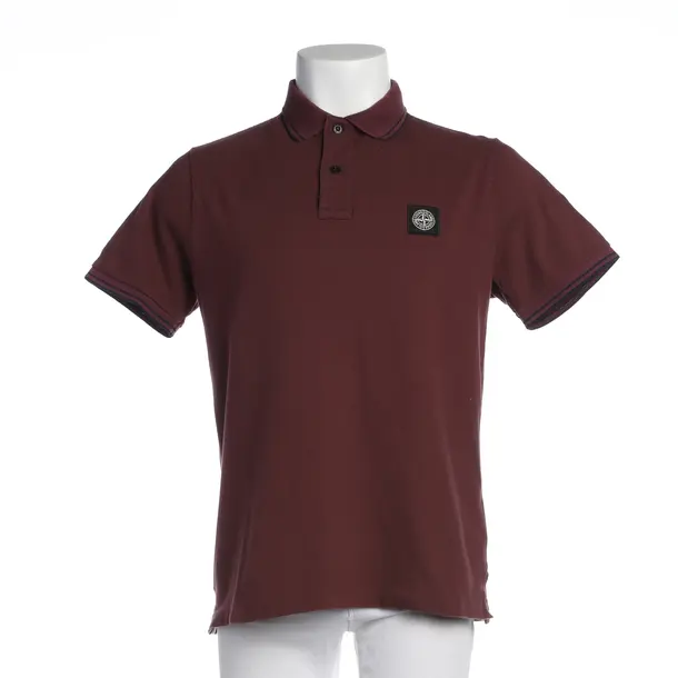 Poloshirt, in Bordeaux, Baumwolle, Stone Island