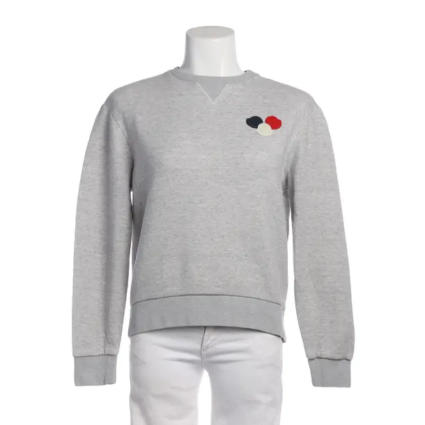 Sweatshirt in Grau, Baumwolle, Moncler