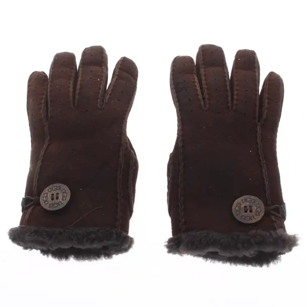Leather Gloves in Brown, Leather, UGG Australia
