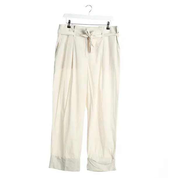 Pants in White, Cotton, Marc Cain