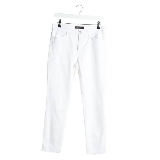 Pants in White, Cotton, Marc Cain