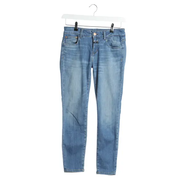 Straight Fit Jeans, in Light Blue, Cotton, Closed