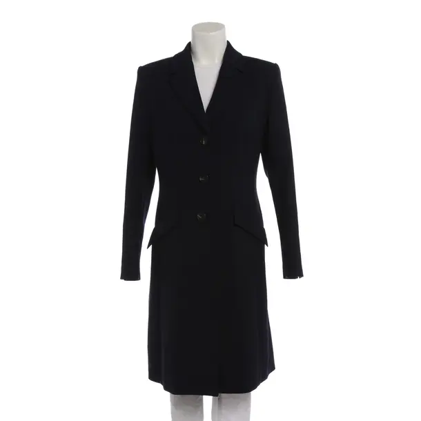 Mid-Season Coat in Blue, Polyester, NVSCO