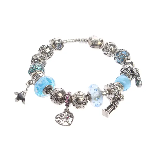 Armband in Metallic, 925er Sterling Silber, Pandora