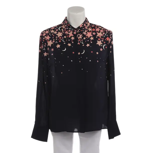 Bluse in Blau, Viskose, Elisabetta Franchi