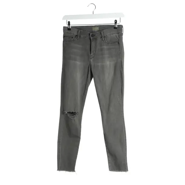 Slim Fit Jeans in Gray, Cotton, Mother