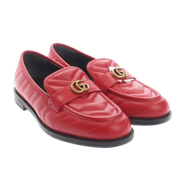 Loafers in Red, , Gucci