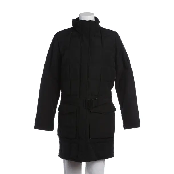Wintermantel in Schwarz, Baumwolle, Woolrich