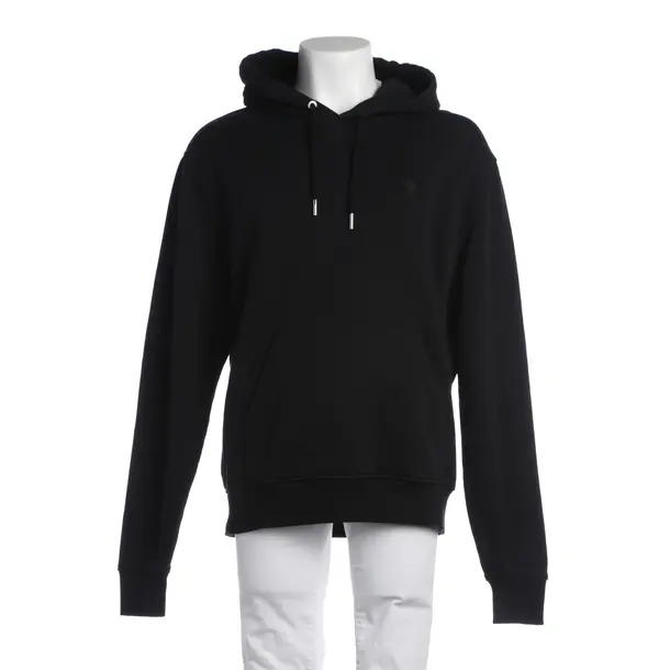 Hoodie in Schwarz, Baumwolle, Ami Paris