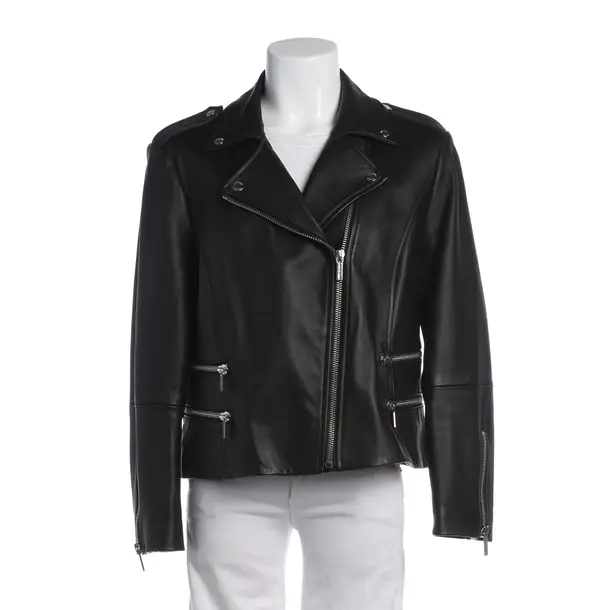 LeatherJacket in Black, Leather, Michael Kors