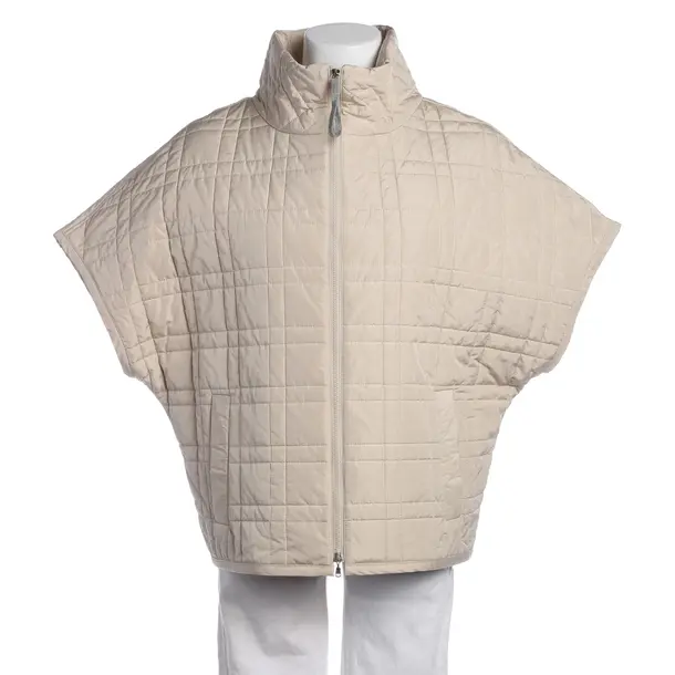 Sweater Vest in White, Polyester, Fabiana Filippi