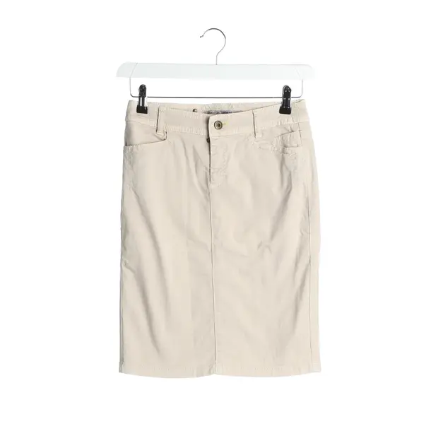 Skirt in White, Cotton, Marc Cain Sports