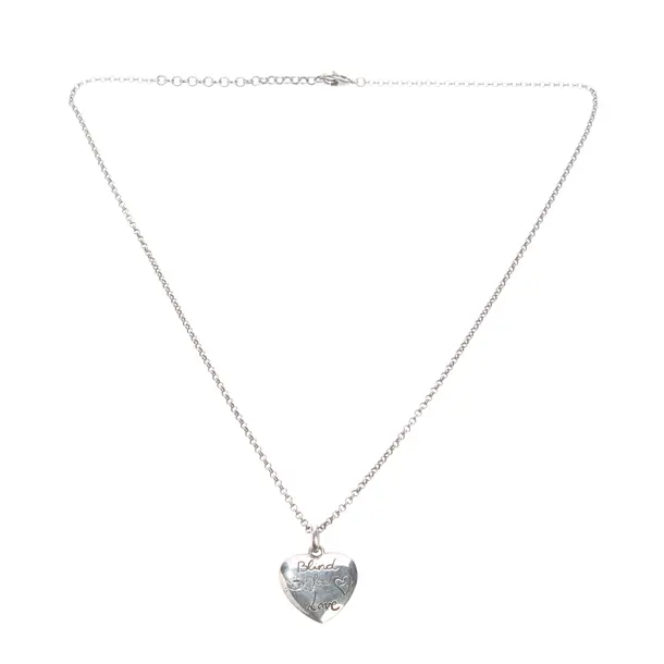 Halskette in Metallic, 925er Sterling Silber, Gucci