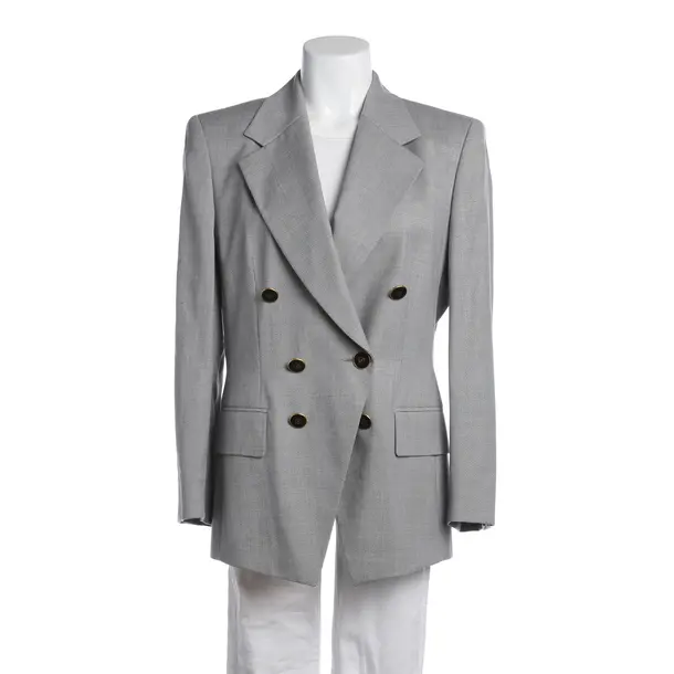 Blazer in Gray, Wool, Escada