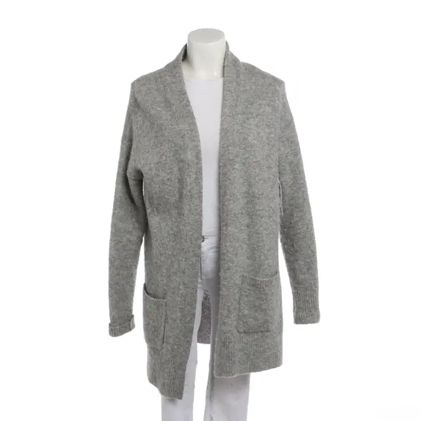 Cardigan, in Grigio chiaro, Poliammide, Fiore