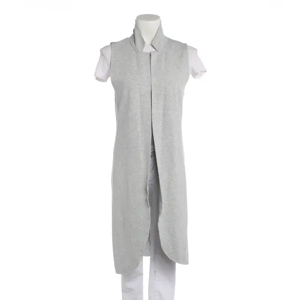 Vest, in Light Gray, Cotton, Rich & Royal
