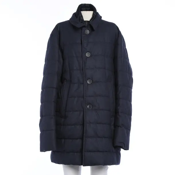 Winter Coat in Blue, Wool, Herno