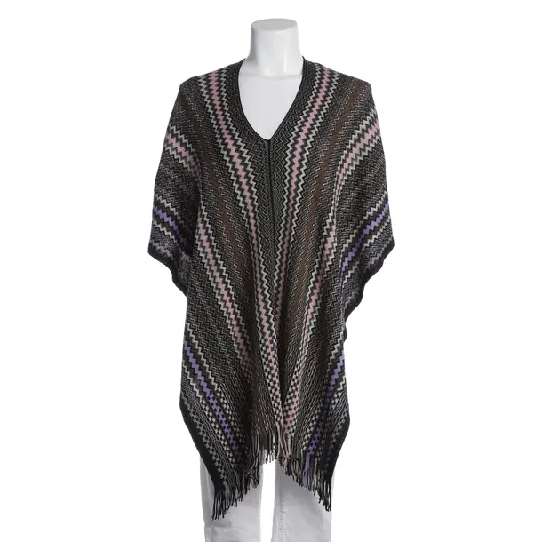 Poncho in Mehrfarbig, Wolle, Missoni