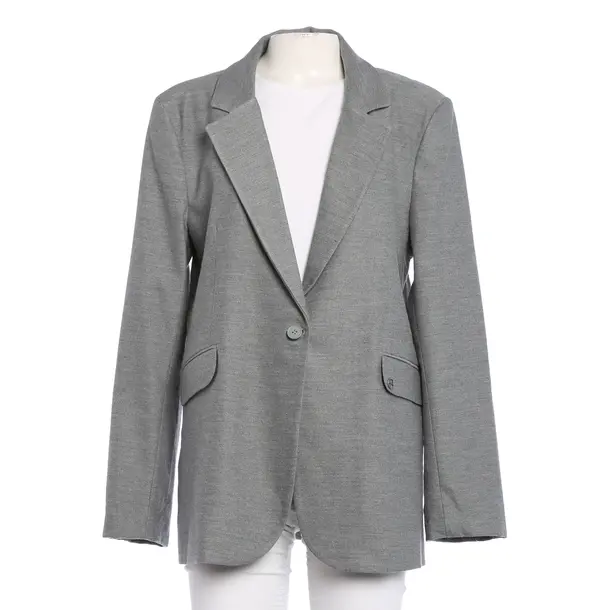 Blazer in Gray, Polyester, Elias Rumelis