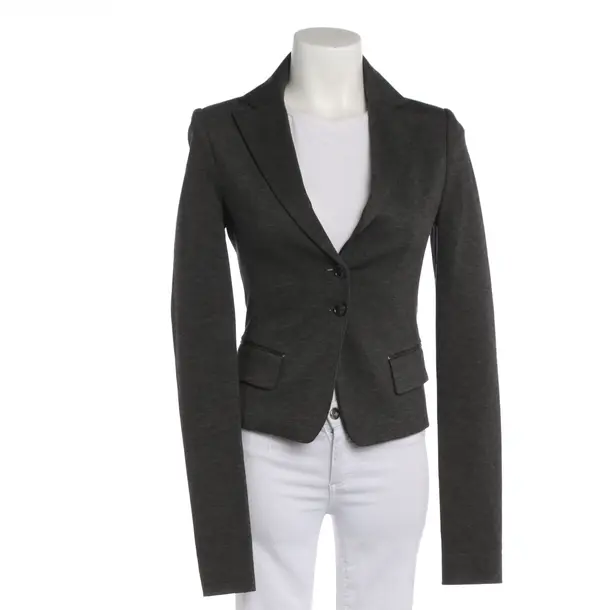 Blazer in Gray, Viscose, Patrizia Pepe