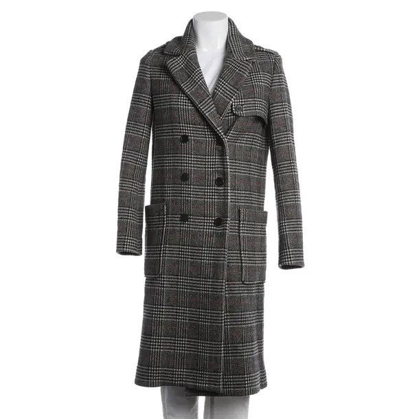 Mid-Season Coat in Multicolored, Wool, Maje