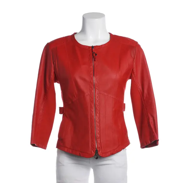 Lederjacke in Rot, Leder, Marc Cain