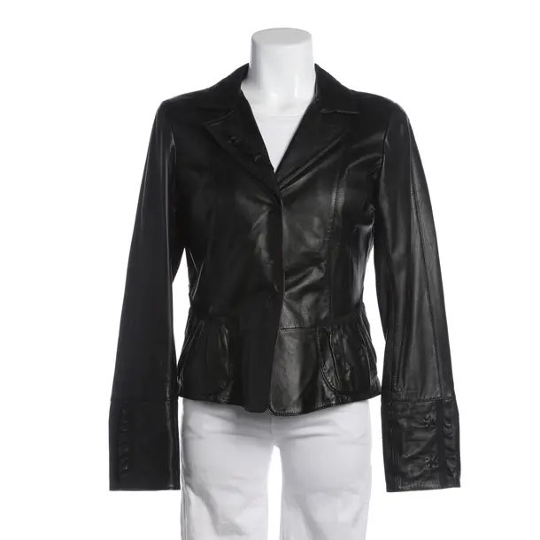 Lederjacke in Schwarz, Leder, Marc Cain