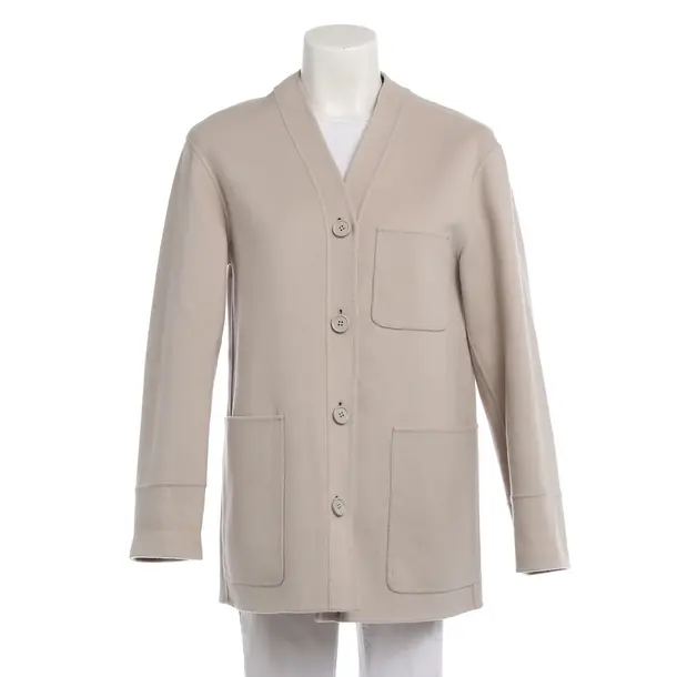 Cardigan, in Light Gray, Wool, Max Mara