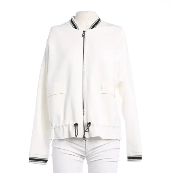 Sweatjacke in Weiß, Baumwolle, Sportalm