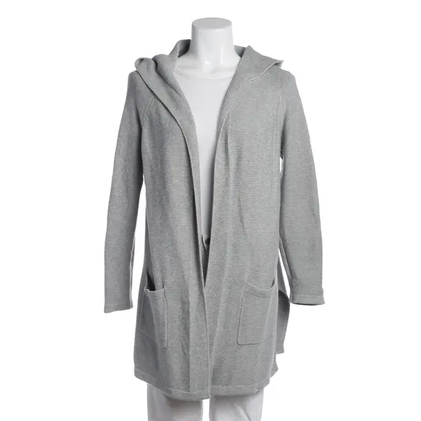 Strickjacke in Grau, Baumwolle, Repeat