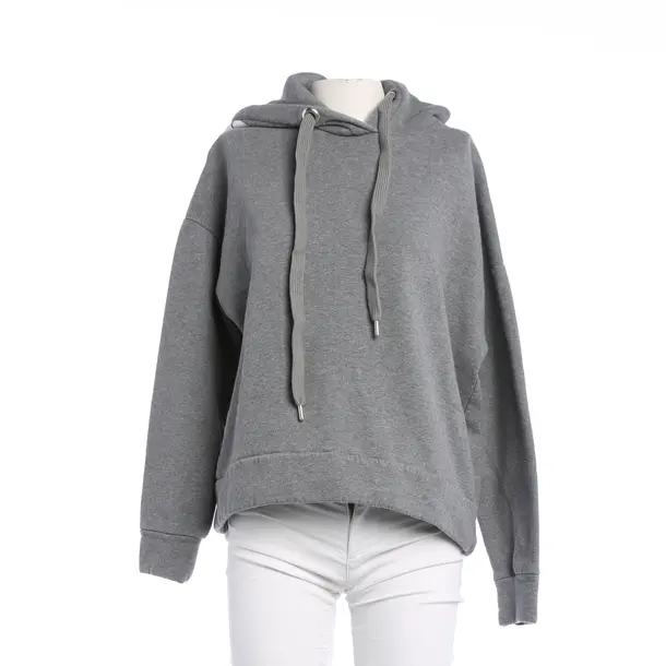 Hoodie in Grau, Baumwolle, Closed