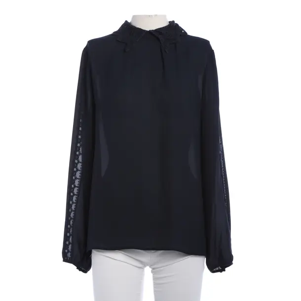 Bluse, in Navy, Polyester, Steffen Schraut