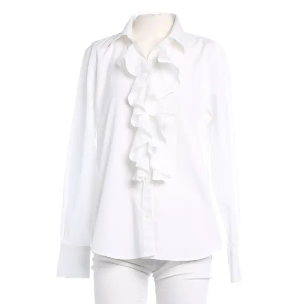 Blouse in White, Cotton, Lauren Ralph Lauren